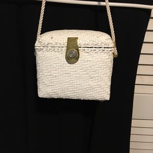 Vintage Vanessa wicker box purse
